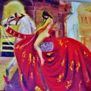 Pittura intitolato "SEM PALAVRAS" da Alice Brandao, Opera d'arte originale