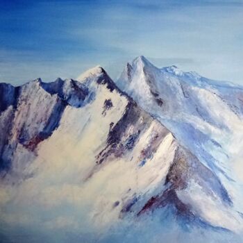 绘画 标题为“Montagne” 由Alice Capelli, 原创艺术品, 油