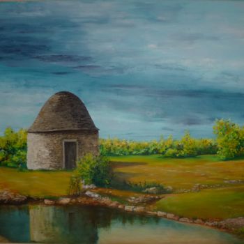 Painting titled "La cadole" by Alice Capelli, Original Artwork, Oil