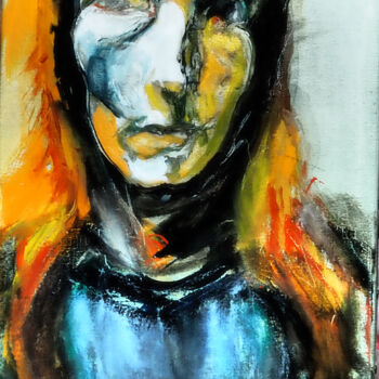 Malerei mit dem Titel "KAH1" von Alice Odilon, Original-Kunstwerk, Öl