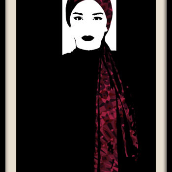 Digital Arts με τίτλο "Hijab 2" από Alice Pegna, Αυθεντικά έργα τέχνης, Φωτογραφία Μοντάζ