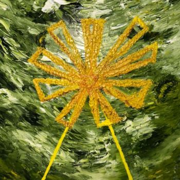 Peinture intitulée "Wheel of fortune" par Alisa Bukharova, Œuvre d'art originale, Huile