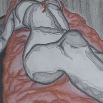 Malarstwo zatytułowany „Nudo inquietante” autorstwa Alice Castellani, Oryginalna praca