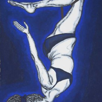 Pittura intitolato "L'acrobata" da Alice Castellani, Opera d'arte originale