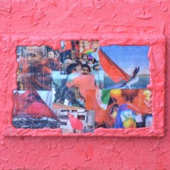Pittura intitolato "Bandiere rosse degl…" da Alice Castellani, Opera d'arte originale