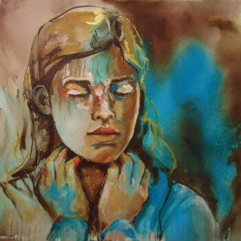 Картина под названием "Sueños de la Franci…" - Alicia Besada, Подлинное произведение искусства, Масло