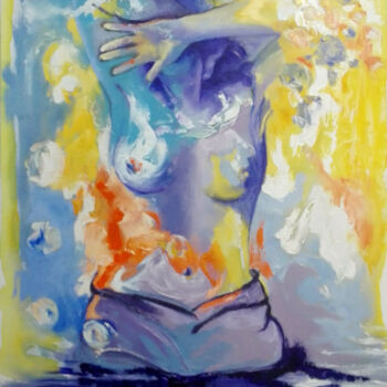 Pittura intitolato "Adolescencia / Adol…" da Alicia Besada, Opera d'arte originale, Olio