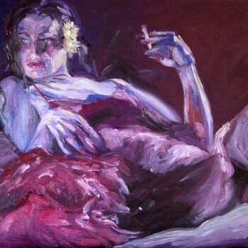 Peinture intitulée ""La canchera"" par Alicia Besada, Œuvre d'art originale, Autre
