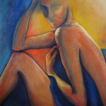 Картина под названием "S/T" - Alicia Besada, Подлинное произведение искусства, Масло