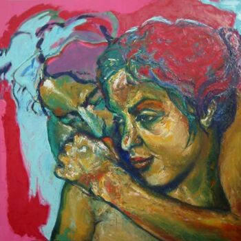 Painting titled "Sabía que ibas a vo…" by Alicia Besada, Original Artwork, Oil