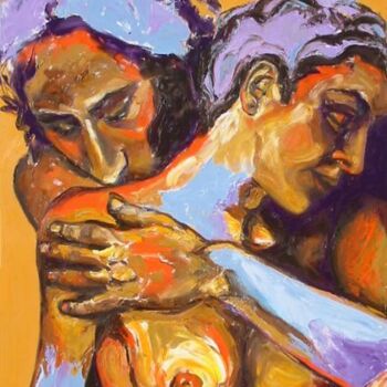 Картина под названием "Sin bordes (Borderl…" - Alicia Besada, Подлинное произведение искусства, Масло