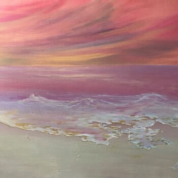 Schilderij getiteld "Pastel afternoon" door Alicia Lopez, Origineel Kunstwerk, Acryl