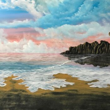 Pintura intitulada "Seascape 577" por Alicia Lopez, Obras de arte originais, Óleo