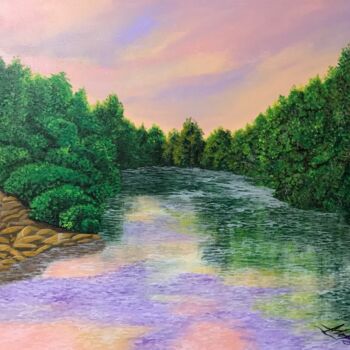 Painting titled "Path to clarity 001" by Alicia Lopez, Original Artwork, Acrylic