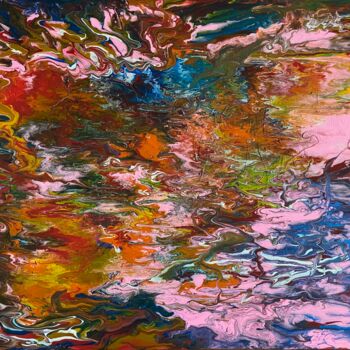 Peinture intitulée "The colors of life" par Alicia Lopez, Œuvre d'art originale, Acrylique