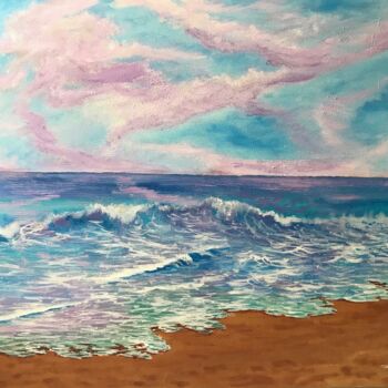 绘画 标题为“Seascape 341” 由Alicia Lopez, 原创艺术品, 油