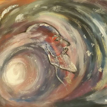 Painting titled "Universe" by Alicia Pimentel García, Original Artwork, Acrylic