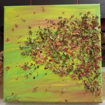 Painting titled "Automne" by Alicia Vermant Nesztler, Original Artwork, Acrylic