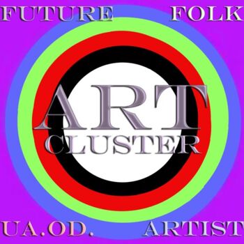Painting titled "art-future-cluster-…" by Alik Vetrof, Original Artwork