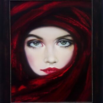 Painting titled "Rose of East" by Alikhanov, Original Artwork, Oil