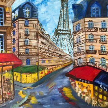 Ζωγραφική με τίτλο "Paris" από Alina Morozova, Αυθεντικά έργα τέχνης, Λάδι