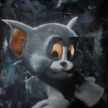 Pintura intitulada "Tom witout Jerry" por Alina Polianichko, Obras de arte originais, Óleo