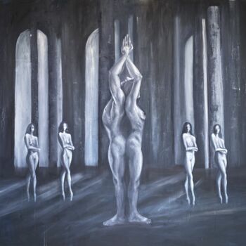 Peinture intitulée "PASSION FOR BALLET" par Alina Poloboc, Œuvre d'art originale, Huile