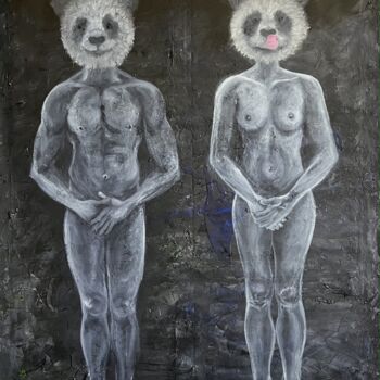 Malarstwo zatytułowany „YOU AND ME” autorstwa Alina Poloboc, Oryginalna praca, Akryl