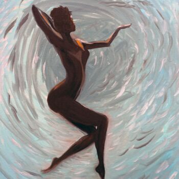 Malerei mit dem Titel "Beauty Woman" von Alina Sunny, Original-Kunstwerk, Öl