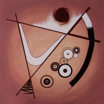 Painting titled "The Hypnotic Dance" by Alina Mar, Original Artwork, Acrylic