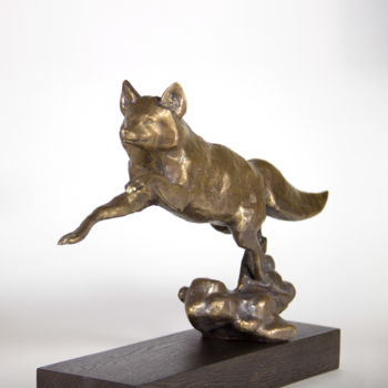Escultura intitulada "Полет" por Anna Gripaseva, Obras de arte originais, Bronze