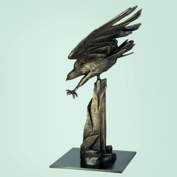 Sculpture titled "Стремление" by Anna Gripaseva, Original Artwork, Bronze