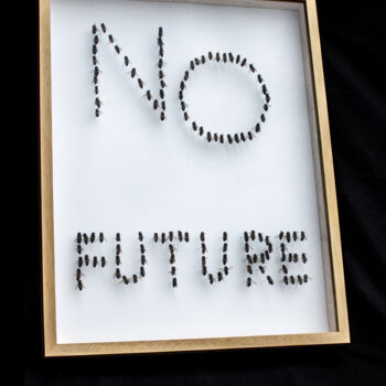 Collages titulada "No future" por Aline Part, Obra de arte original, Collages