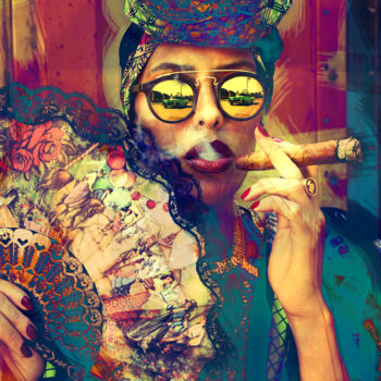 Photography titled "CIGARILLO" by Aline Rabusseau, Original Artwork, Digital Photography