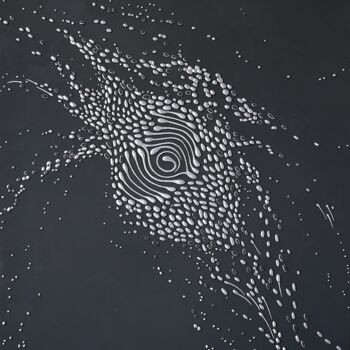 Картина под названием "Mind games" - Aliona Nicolaeva, Подлинное произведение искусства, Гипс Установлен на Деревянная рама…