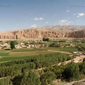 Fotografia intitulada "Vallée de Bamiyan" por Alireza Firouzi, Obras de arte originais