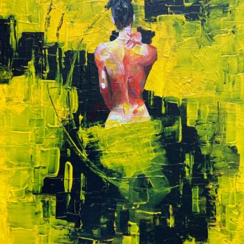 Картина под названием "ELEMENTS Passion" - Alisher Buranov, Подлинное произведение искусства, Акрил