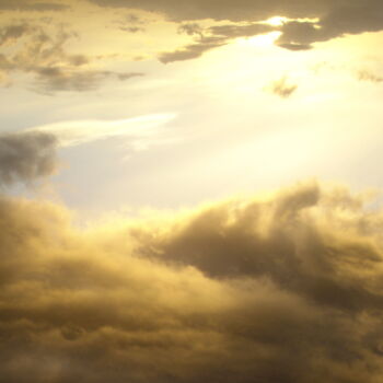 Photography titled "CLOUD STUDY I" by Alissa Cohen Solal, Original Artwork, Digital Photography