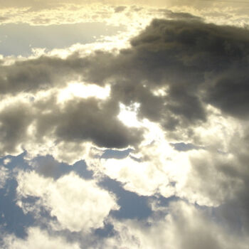 Photographie intitulée "CLOUD STUDY IV" par Alissa Cohen Solal, Œuvre d'art originale, Photographie numérique