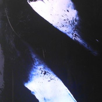Pittura intitolato "Deux traces" da Alix Sourniac, Opera d'arte originale, Acrilico