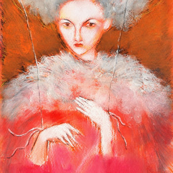 Malerei mit dem Titel "Illustration" von Aliz Posta, Original-Kunstwerk, Pastell