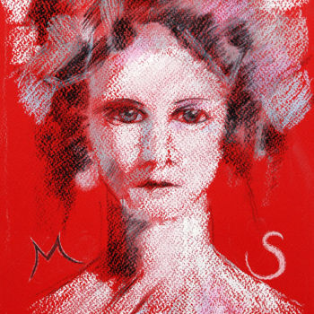 Malarstwo zatytułowany „M. S.” autorstwa Aliz Posta, Oryginalna praca, Pastel