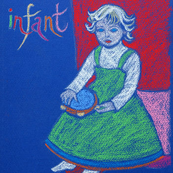 Рисунок под названием "Infant" - Aliz Posta, Подлинное произведение искусства, Пастель