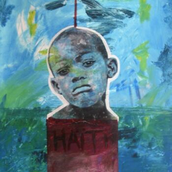 Painting titled "Ich-haiti" by Alkali Lak, Original Artwork