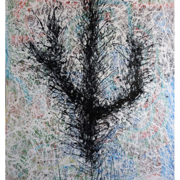 Картина под названием "Cactus" - Михайло І Алла Мацюк, Подлинное произведение искусства