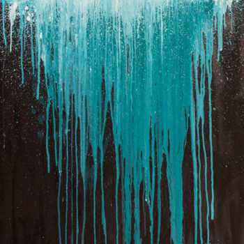 Картина под названием "Tiffany's magic col…" - Alla Ronikier, Подлинное произведение искусства, Масло