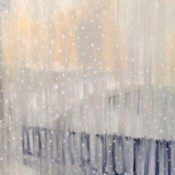 Картина под названием "Мучной переулок." - Алла Сенаторова, Подлинное произведение искусства, Масло