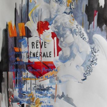 Peinture intitulée "Rêve general" par Allais Rabeux, Œuvre d'art originale