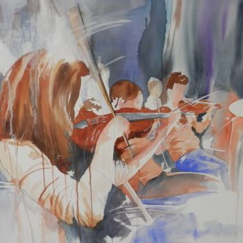 Painting titled "conservatoire-6.jpg" by Allais Rabeux, Original Artwork, Watercolor