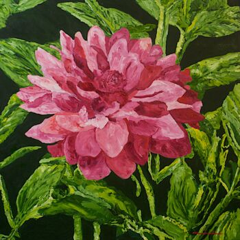 Картина под названием "Bloom" - Allan P Friedlander, Подлинное произведение искусства, Акрил